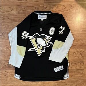 Sidney Crosby Youth XL Pittsburgh Penguins Hockey Jersey 87